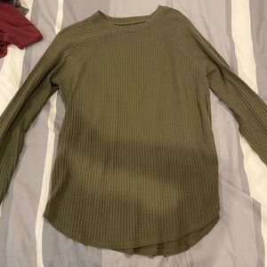American Eagle Waffle Knit Sweater